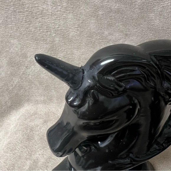 Set of (2) Vintage 11" Ceramic Unicorns * read* - Picture 7 of 7